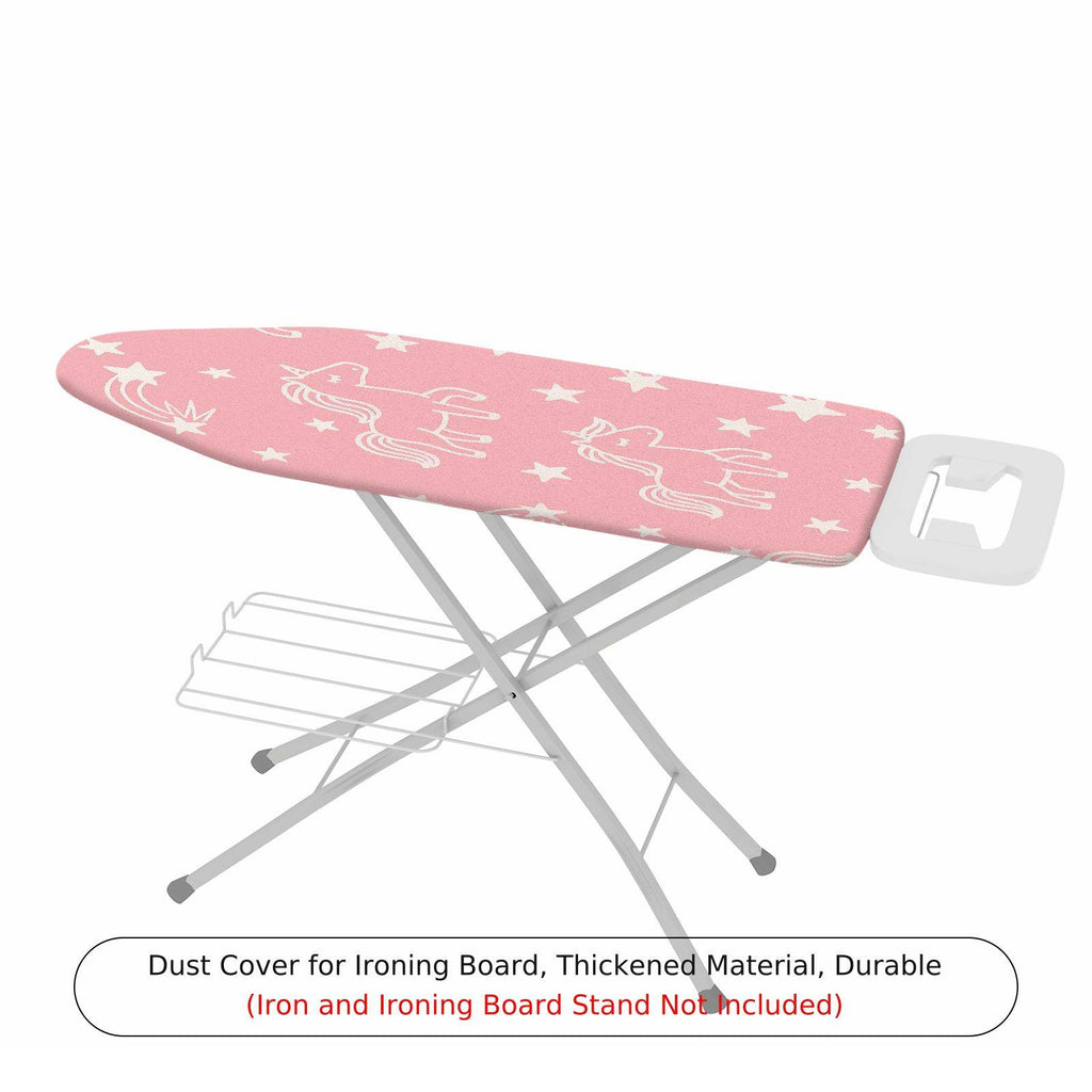 1-Piece Unicorn Star Pink  Ironing Board Cover, Universal Size, Without Board