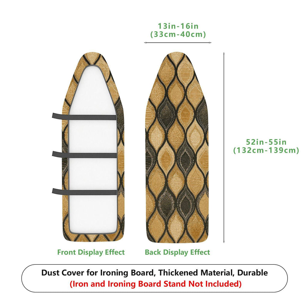 1-Piece Geometric Retro Modern  Ironing Board Cover, Universal Size, Without Board