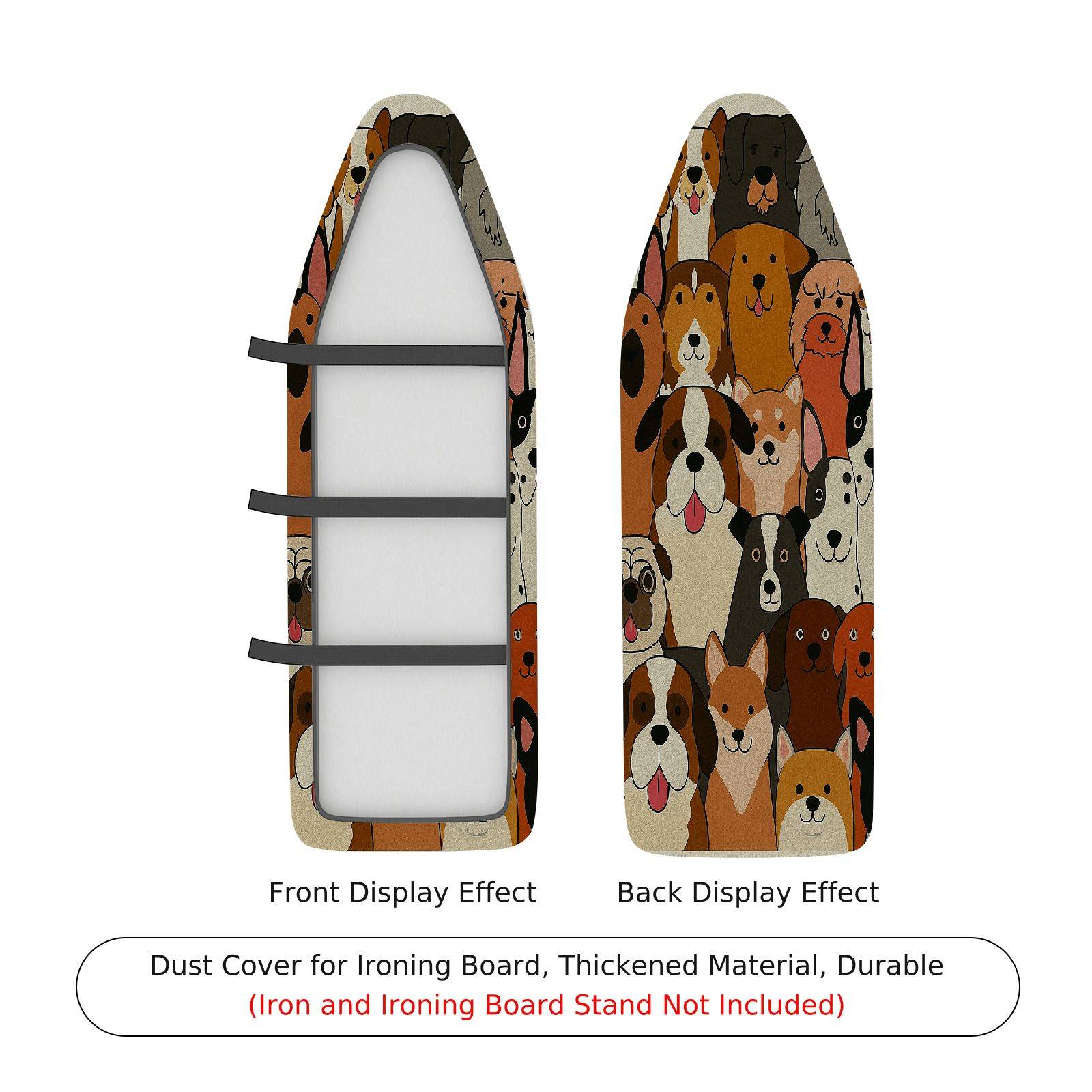 1-Piece Dog Animal Pet  Ironing Board Cover, Universal Size, Without Board