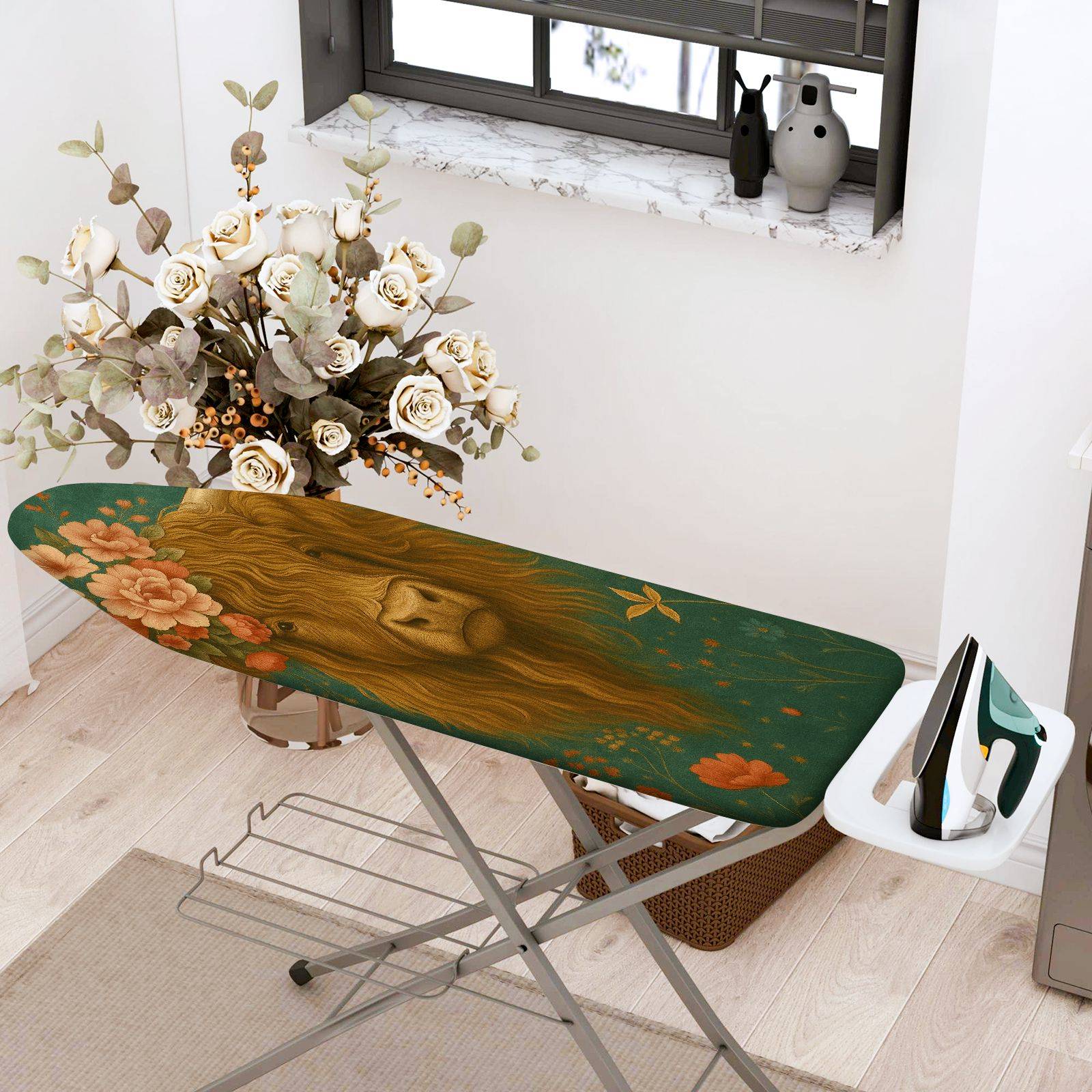 1-Piece Animal Floral Nature  Ironing Board Cover, Universal Size, Without Board