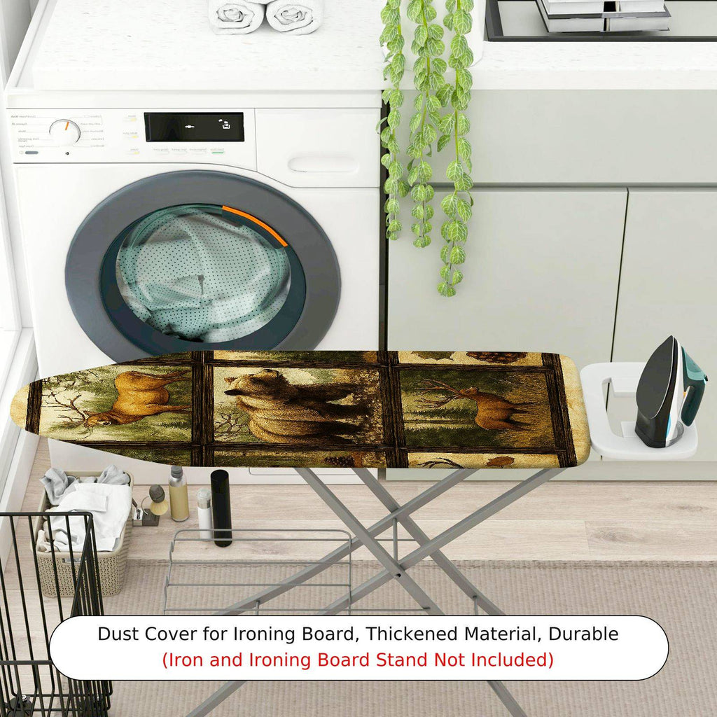 1-Piece Forest Animal Nature  Ironing Board Cover, Universal Size, Without Board