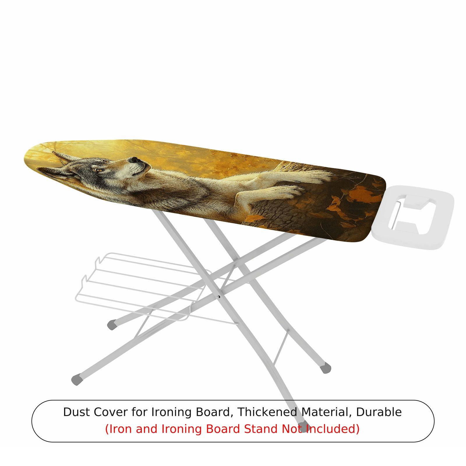 1-Piece Wolf Animal Nature  Ironing Board Cover, Universal Size, Without Board