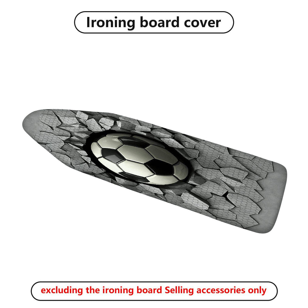 1-Piece Football Soccer Style Abstract  Ironing Board Cover, Universal Size, Without Board