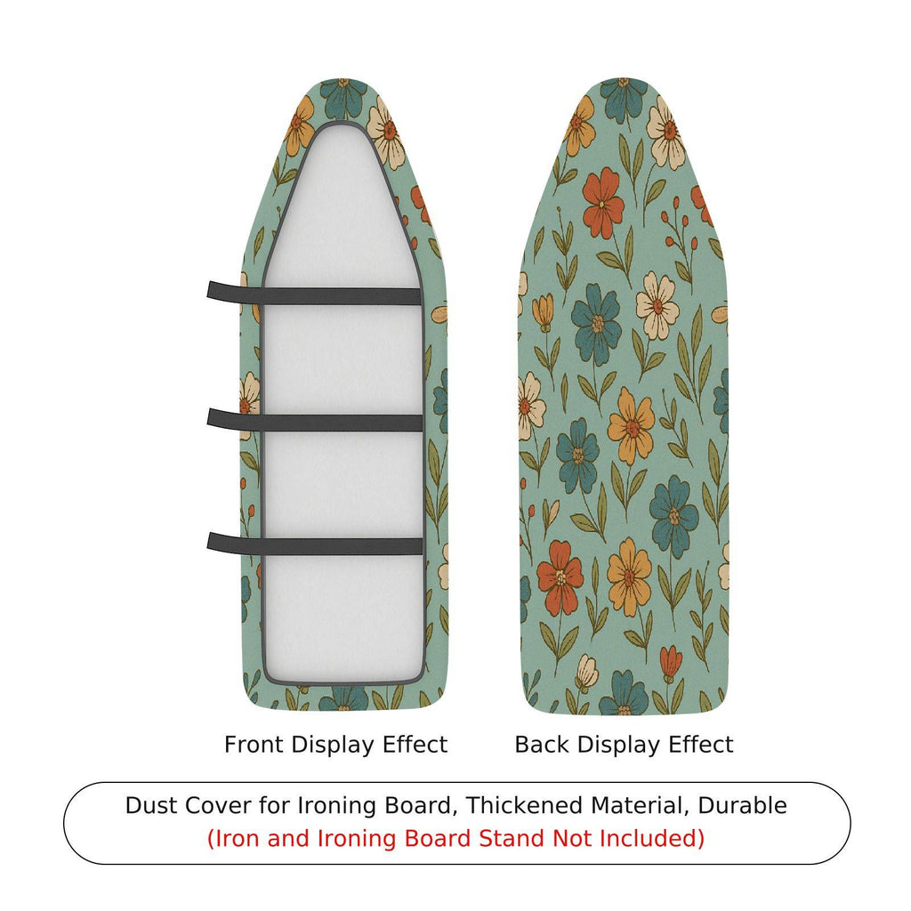 1-Piece Floral Pattern Colorful Retro  Ironing Board Cover, Universal Size, Without Board