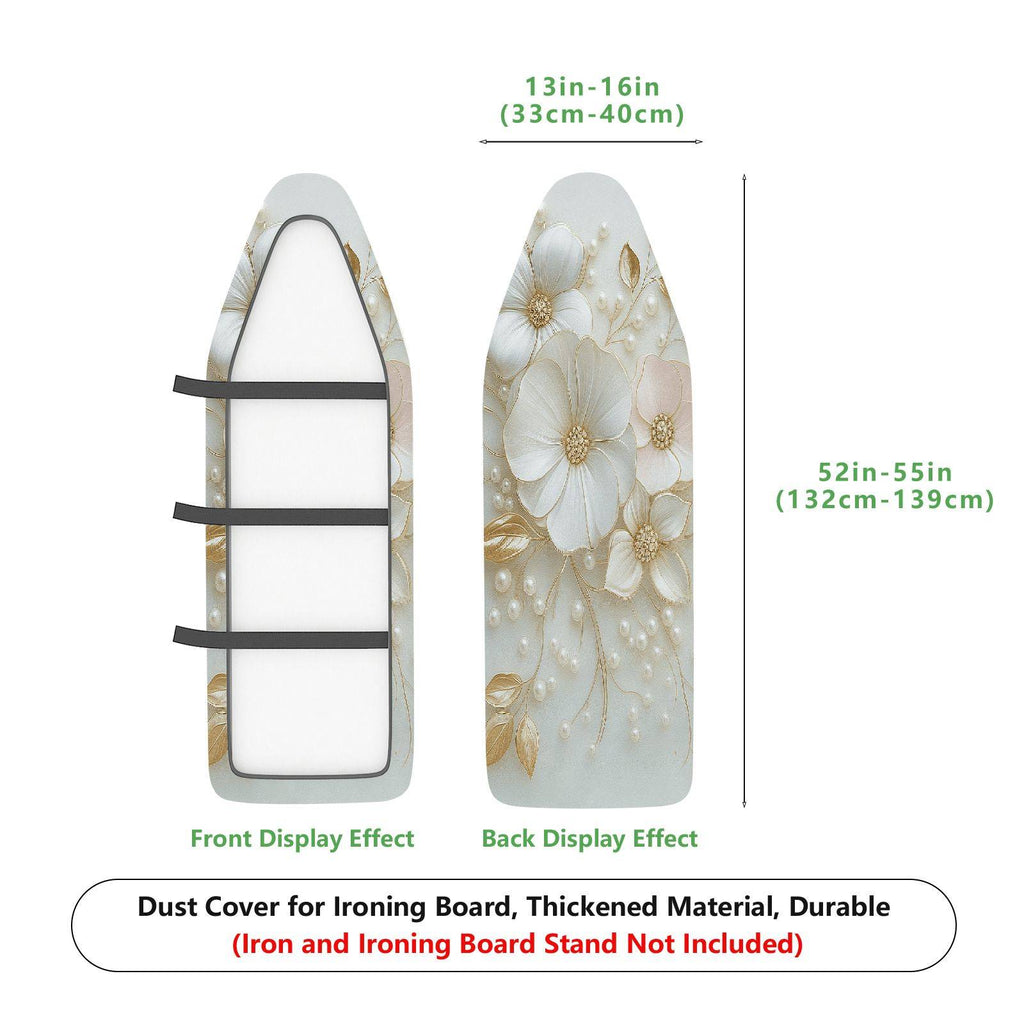 1-Piece Floral Elegant Vintage  Ironing Board Cover, Universal Size, Without Board