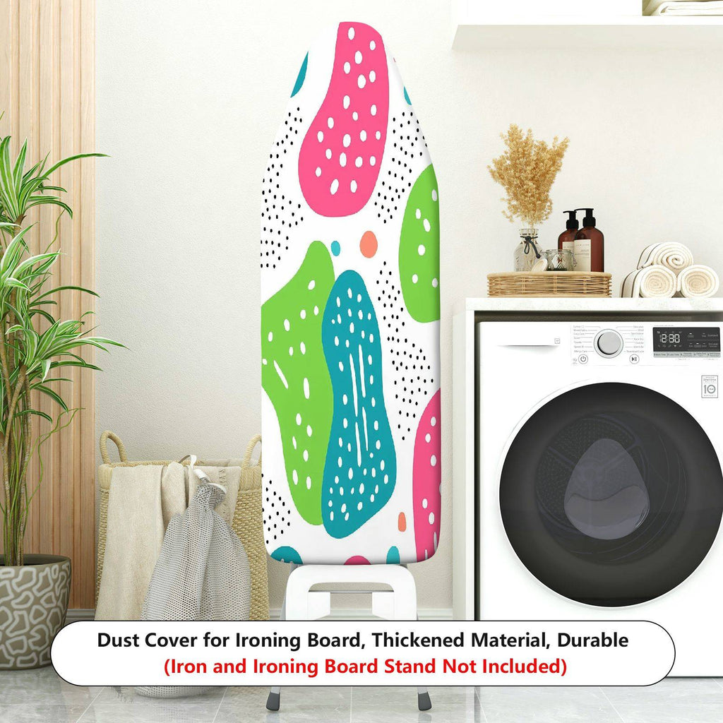 1-Piece Abstract Colorful Pattern Decorative  Ironing Board Cover, Universal Size, Without Board