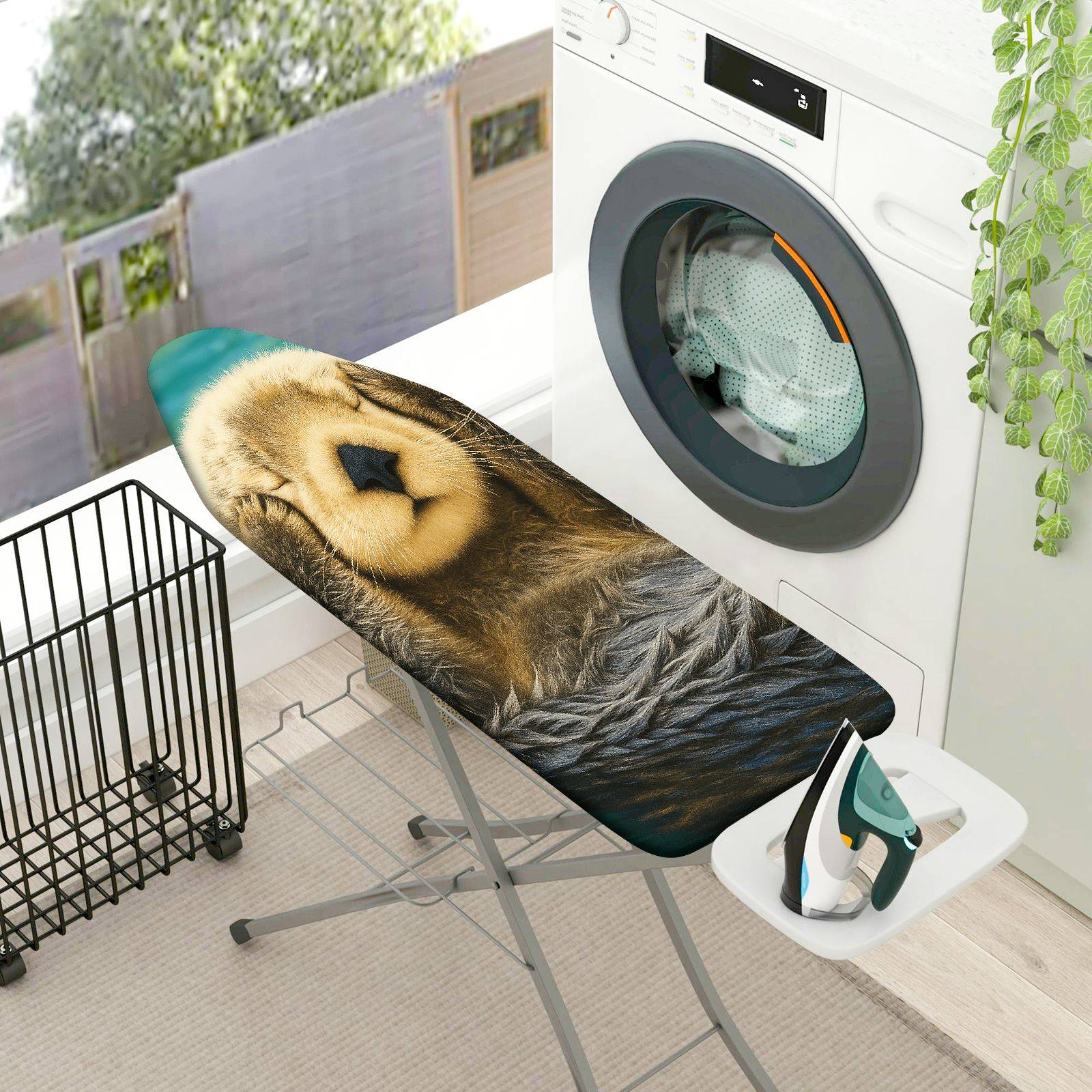 1-Piece Animal Wildlife Nature  Ironing Board Cover, Universal Size, Without Board