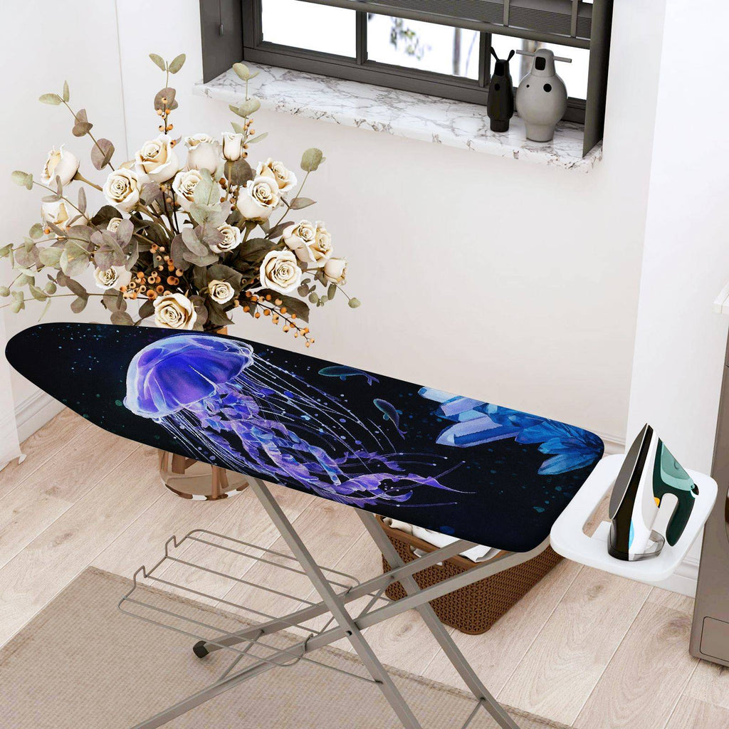 1-Piece Jellyfish Ocean Marine  Ironing Board Cover, Universal Size, Without Board