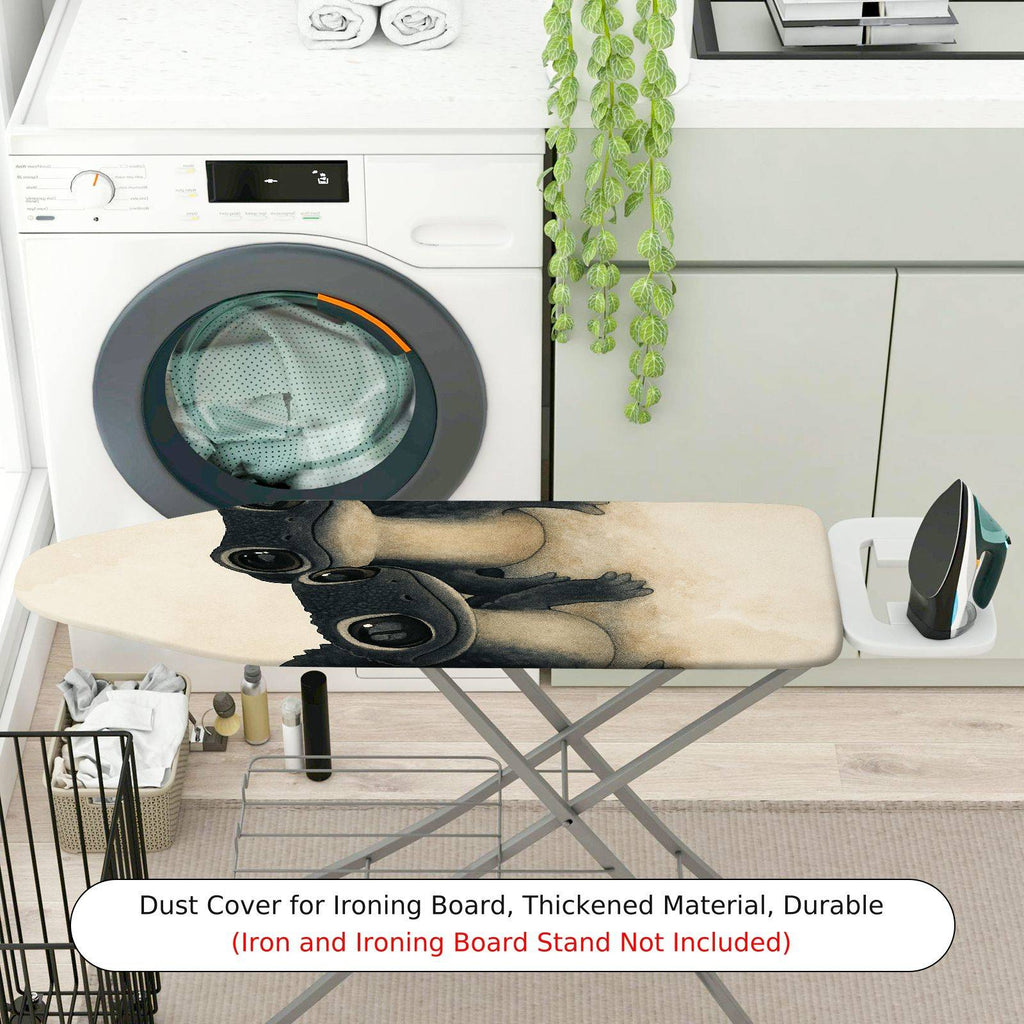 1-Piece Animal Art  Ironing Board Cover, Universal Size, Without Board