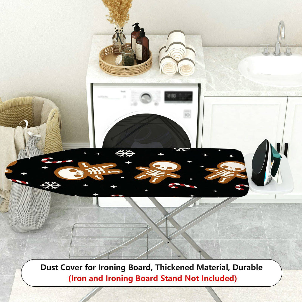 1-Piece Christmas Gingerbread Candy Snowflake  Ironing Board Cover, Universal Size, Without Board