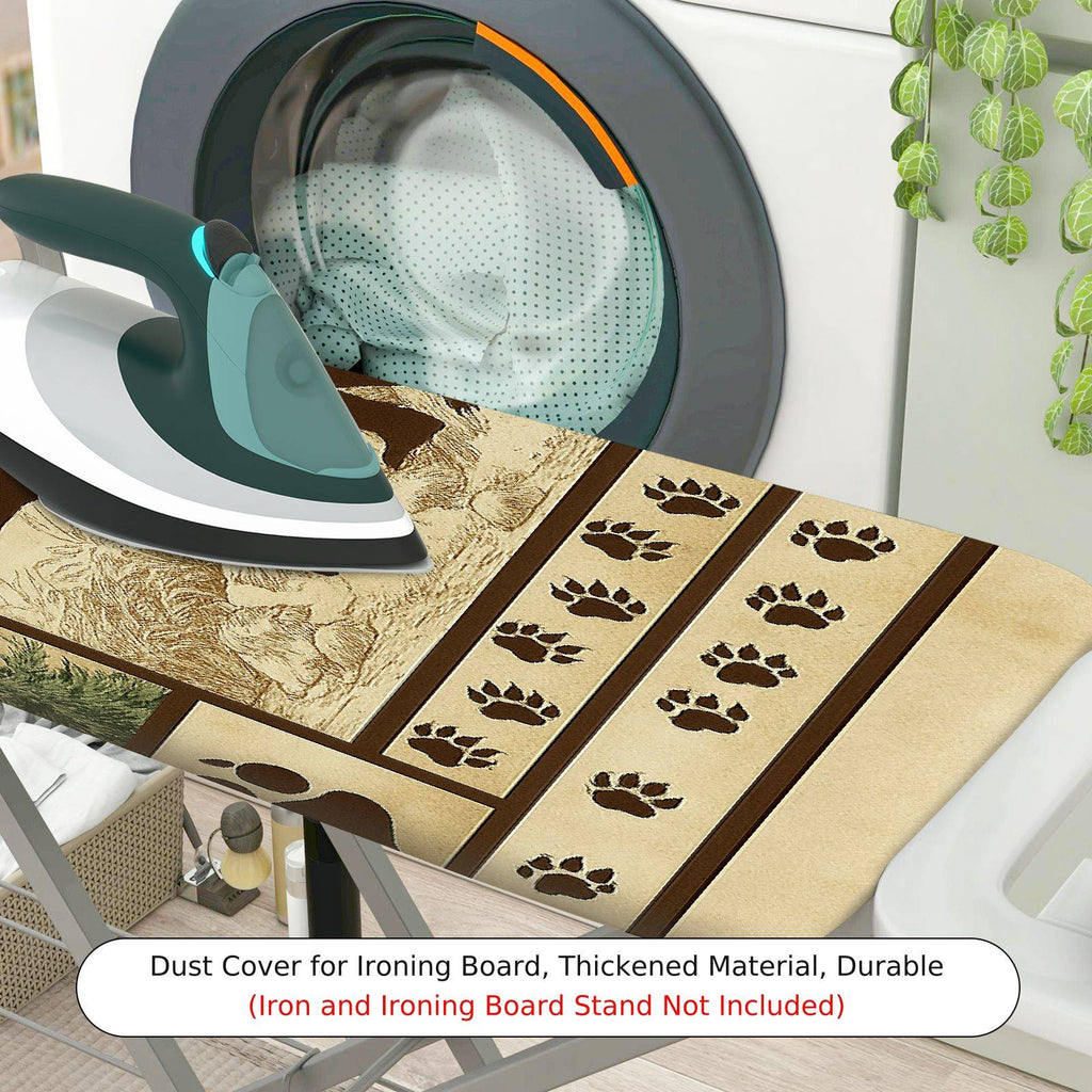 1-Piece Buffalo Woodland Animal Print  Ironing Board Cover, Universal Size, Without Board