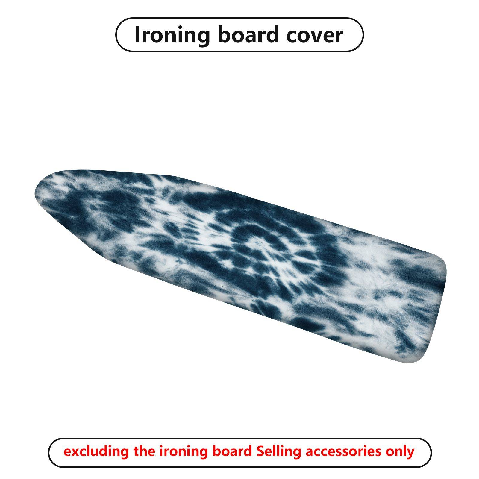 1-Piece Tie-dye Blue Abstract  Ironing Board Cover, Universal Size, Without Board
