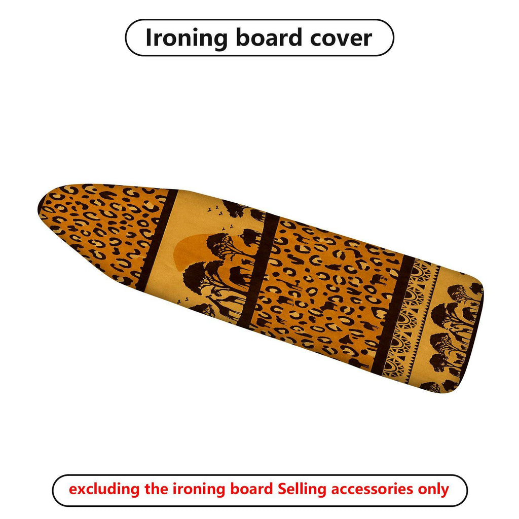 1-Piece African Leopard Animal Print  Ironing Board Cover, Universal Size, Without Board