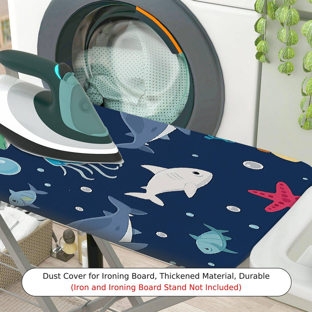 1-Piece Nautical Marine Ocean  Ironing Board Cover, Universal Size, Without Board