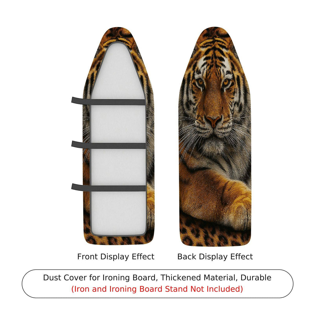 1-Piece Tiger Animal Print Jungle  Ironing Board Cover, Universal Size, Without Board