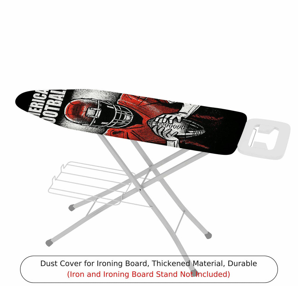 1-Piece American Football Sports Athlete  Ironing Board Cover, Universal Size, Without Board