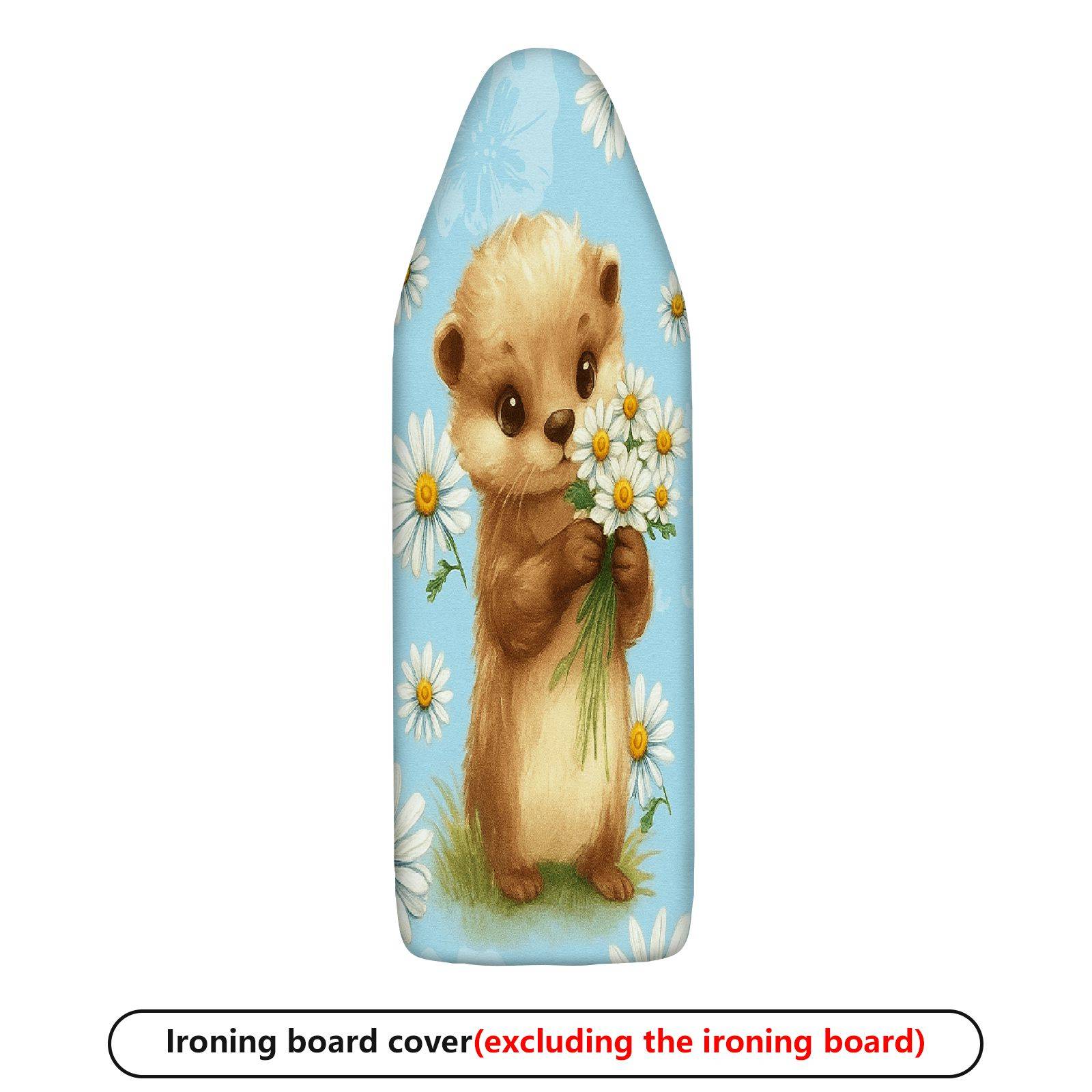 1-Piece Cute Flower Animal  Ironing Board Cover, Universal Size, Without Board