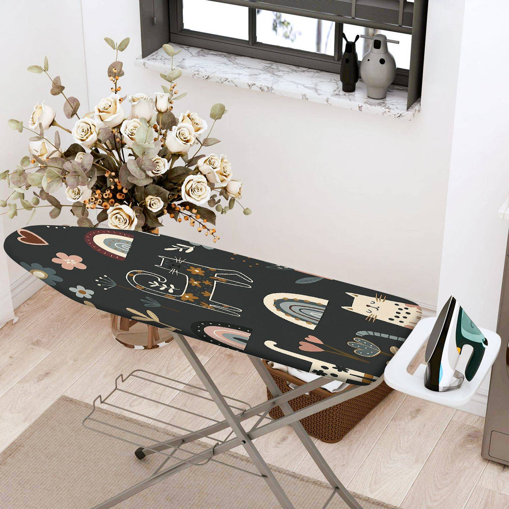 1-Piece Floral Animal Geometric  Ironing Board Cover, Universal Size, Without Board