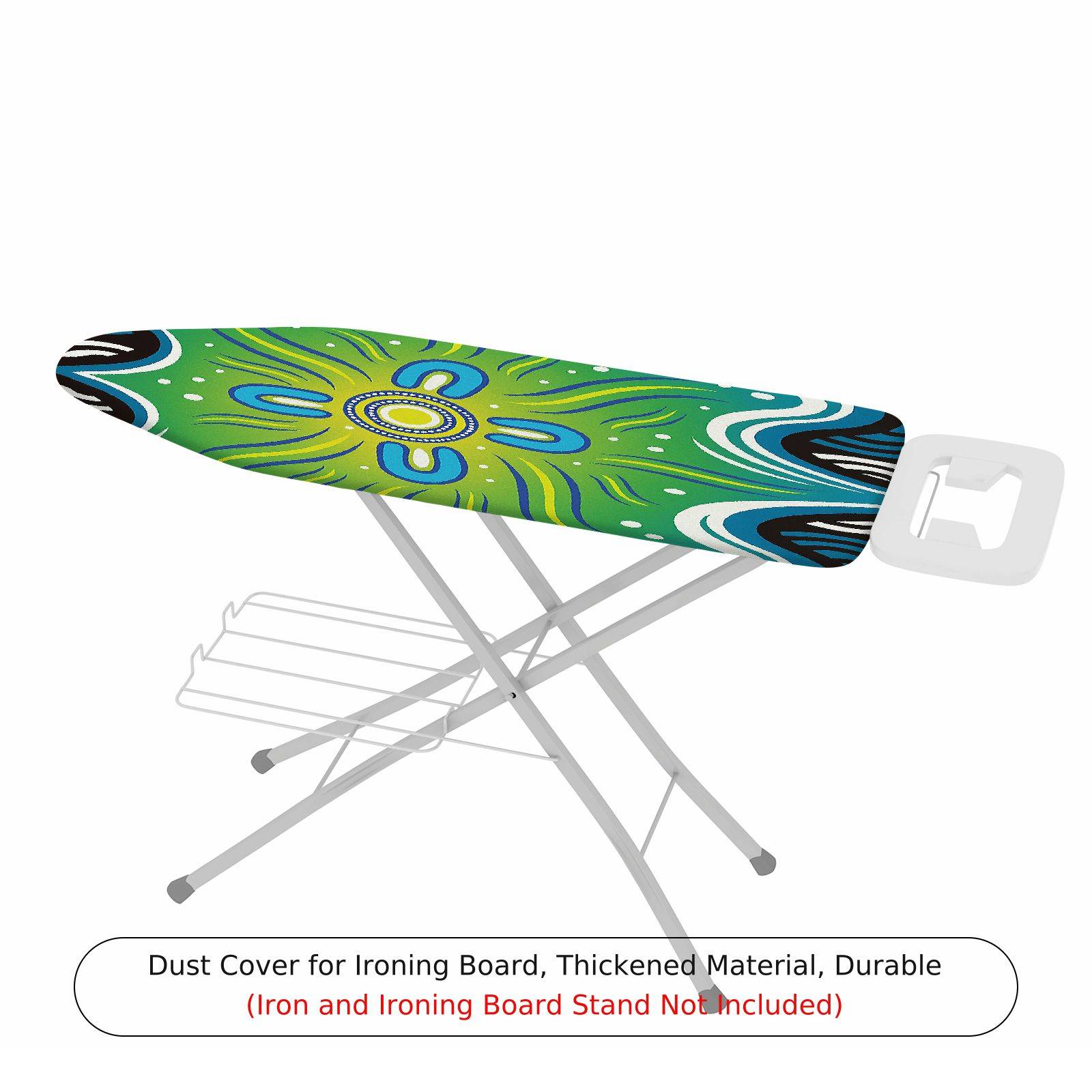 1-Piece Abstract Floral Geometric  Ironing Board Cover, Universal Size, Without Board