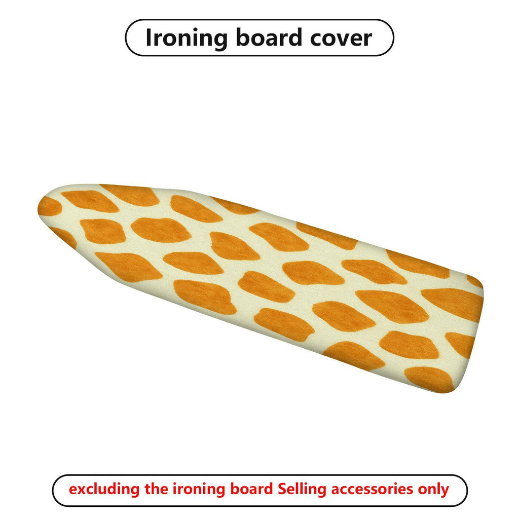 1-Piece Giraffe Pattern Animal Print Yellow  Ironing Board Cover, Universal Size, Without Board