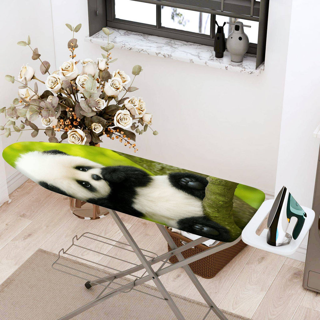 1-Piece Cute Panda Forest Animal  Ironing Board Cover, Universal Size, Without Board