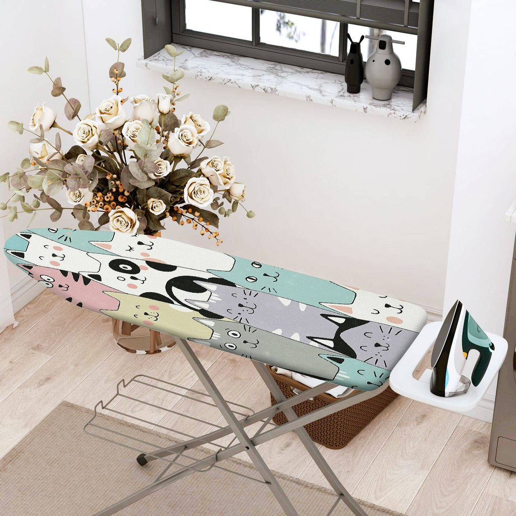 1-Piece Cat Animal  Ironing Board Cover, Universal Size, Without Board