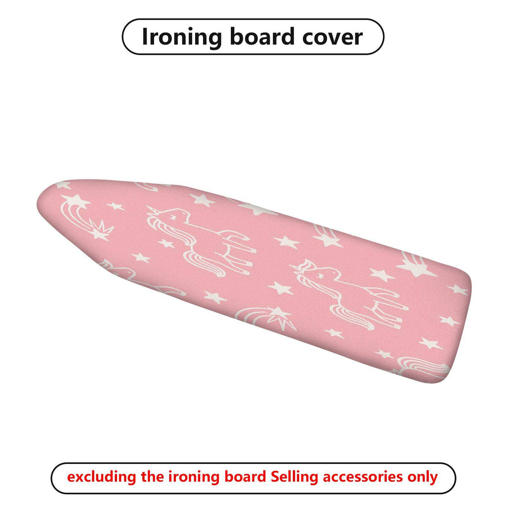 1-Piece Unicorn Star Pink  Ironing Board Cover, Universal Size, Without Board