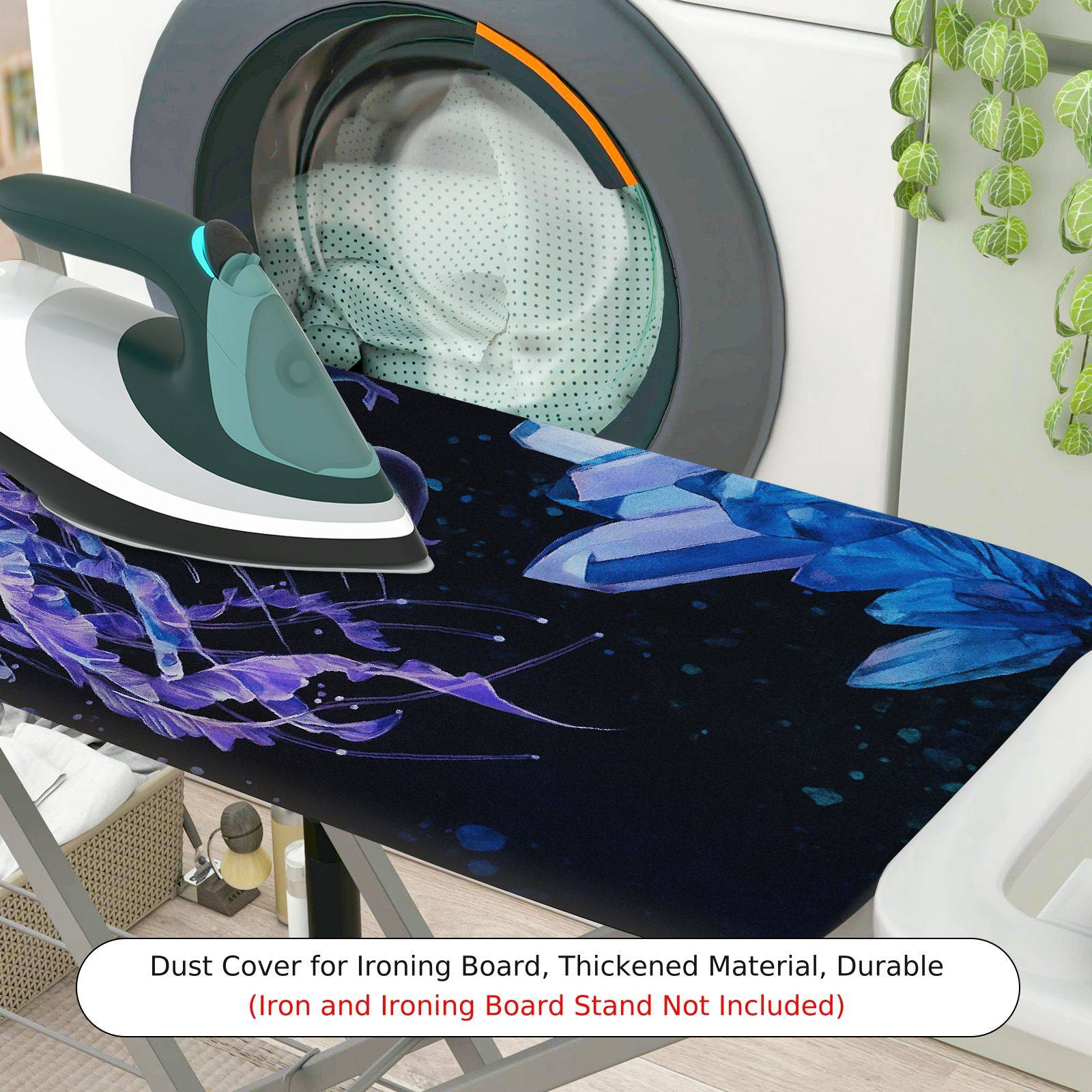1-Piece Jellyfish Ocean Marine  Ironing Board Cover, Universal Size, Without Board
