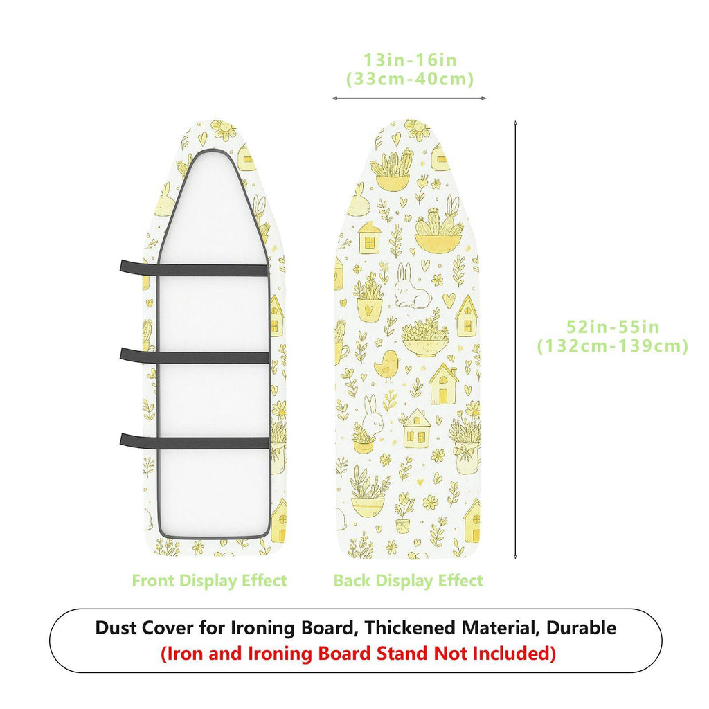 1-Piece Cute Animal Floral Nature  Ironing Board Cover, Universal Size, Without Board