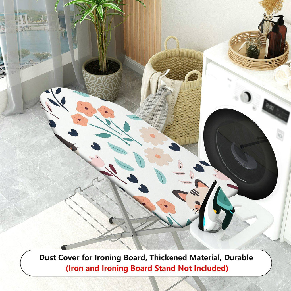 1-Piece Floral Animal Heart  Ironing Board Cover, Universal Size, Without Board