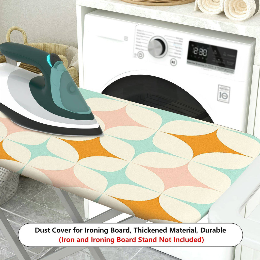1-Piece Geometric Pattern Retro Style Pastel Colors  Ironing Board Cover, Universal Size, Without Board