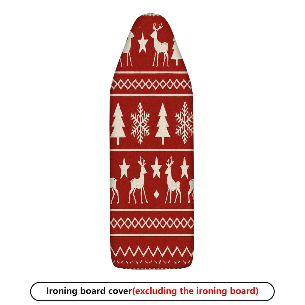 1-Piece Christmas Snowflake Reindeer  Ironing Board Cover, Universal Size, Without Board