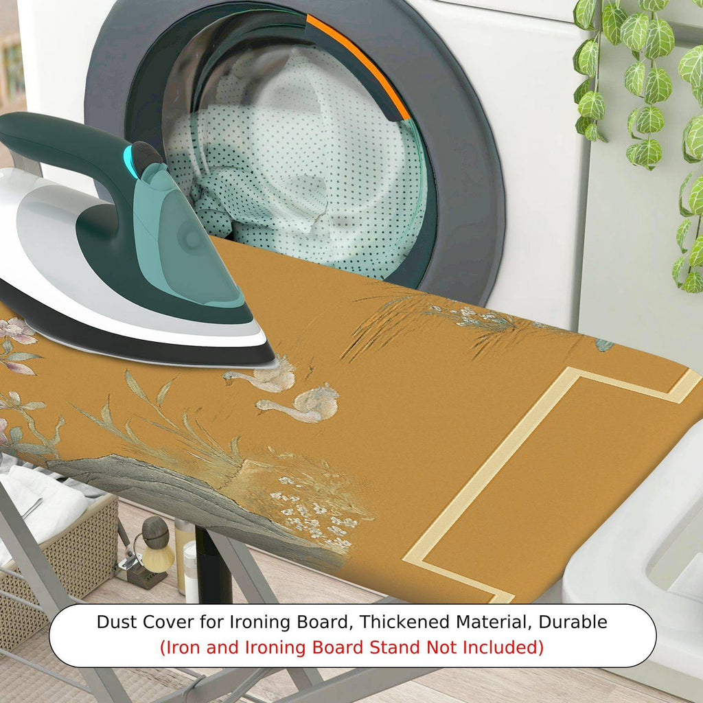 1-Piece Floral Bird Retro  Ironing Board Cover, Universal Size, Without Board