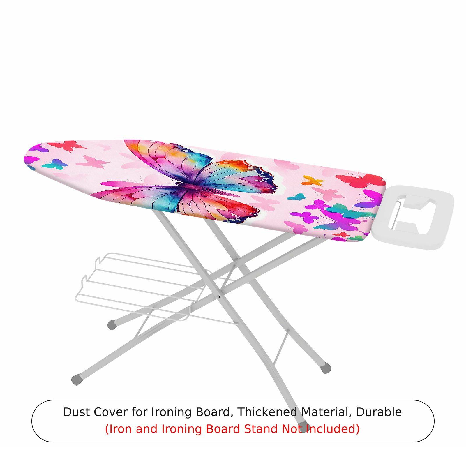 1-Piece butterfly pink colorful  Ironing Board Cover, Universal Size, Without Board