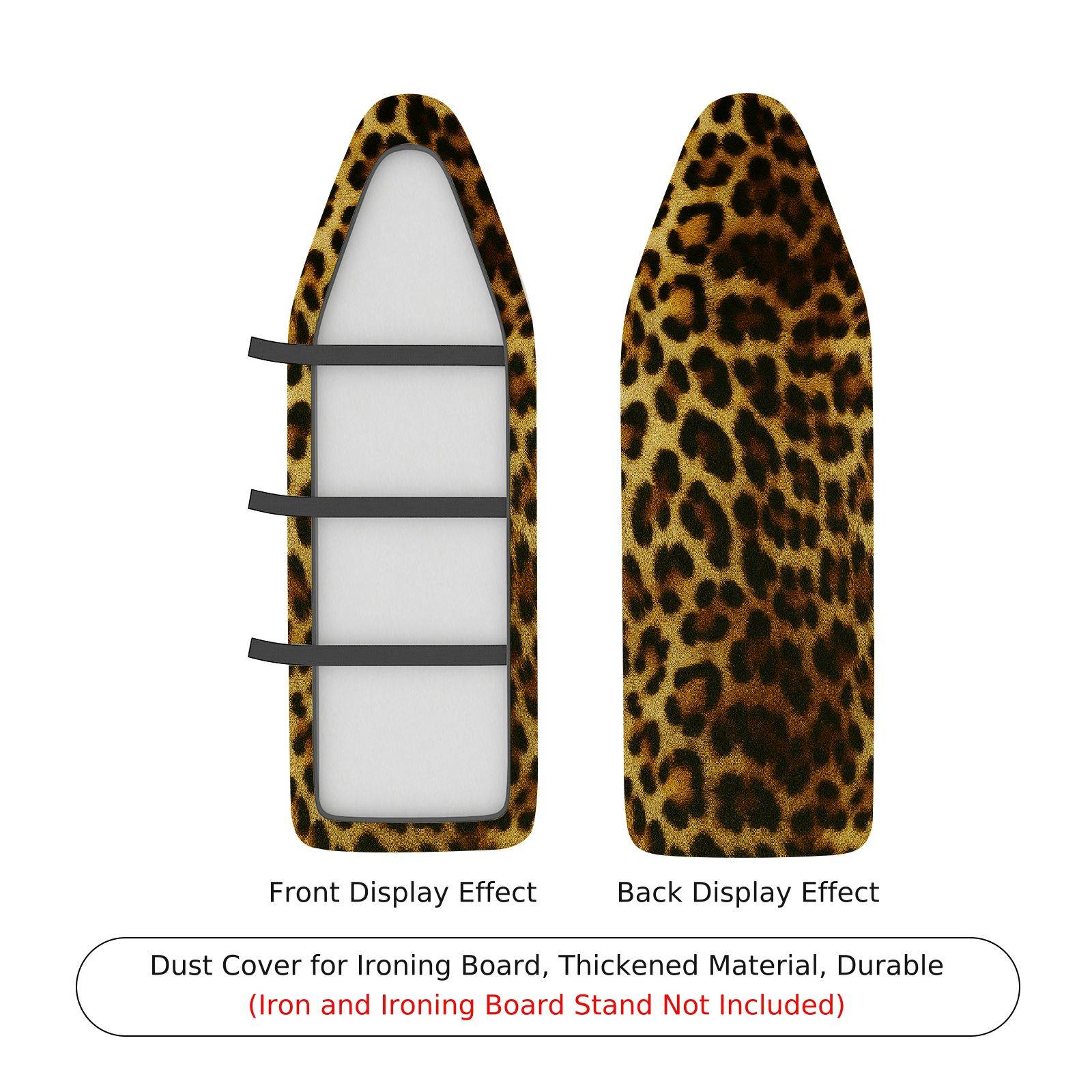 1-Piece Leopard Print Animal Exotic  Ironing Board Cover, Universal Size, Without Board