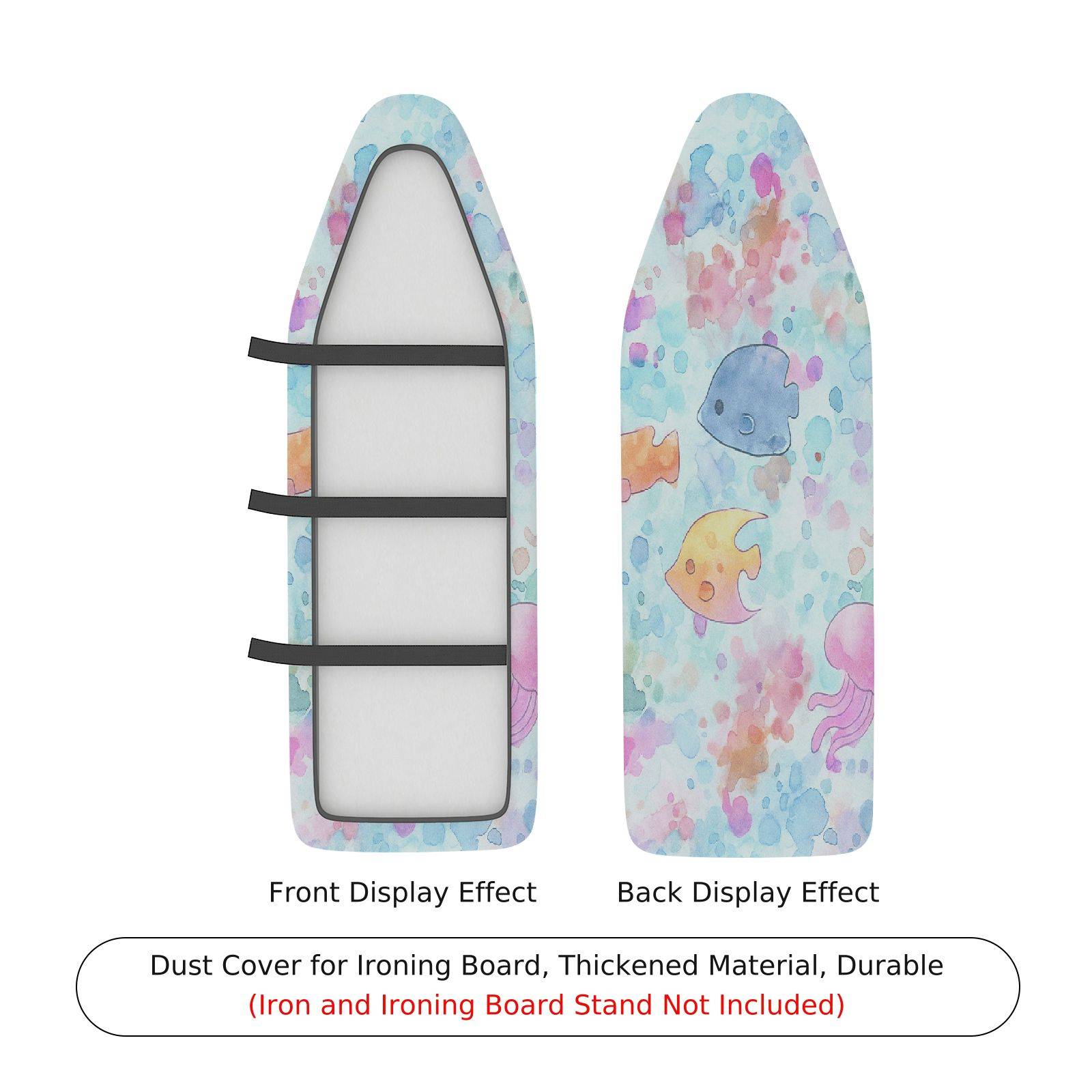 1-Piece Ocean Sea Animal  Ironing Board Cover, Universal Size, Without Board