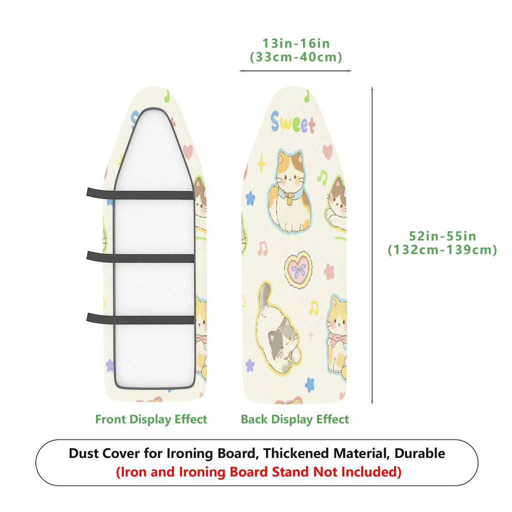 1-Piece Cute Cat Sweet Animal  Ironing Board Cover, Universal Size, Without Board