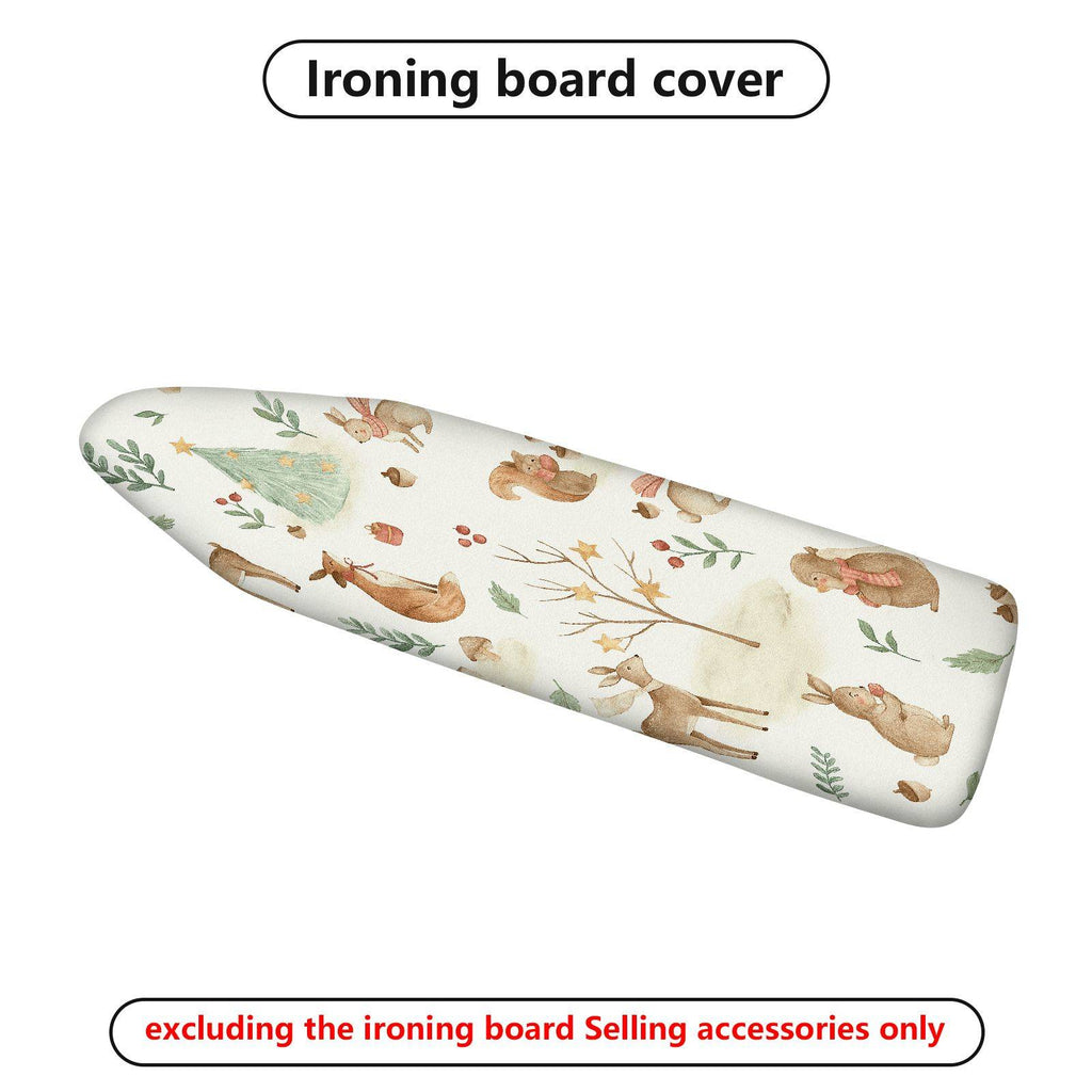 1-Piece Christmas Animals Forest  Ironing Board Cover, Universal Size, Without Board