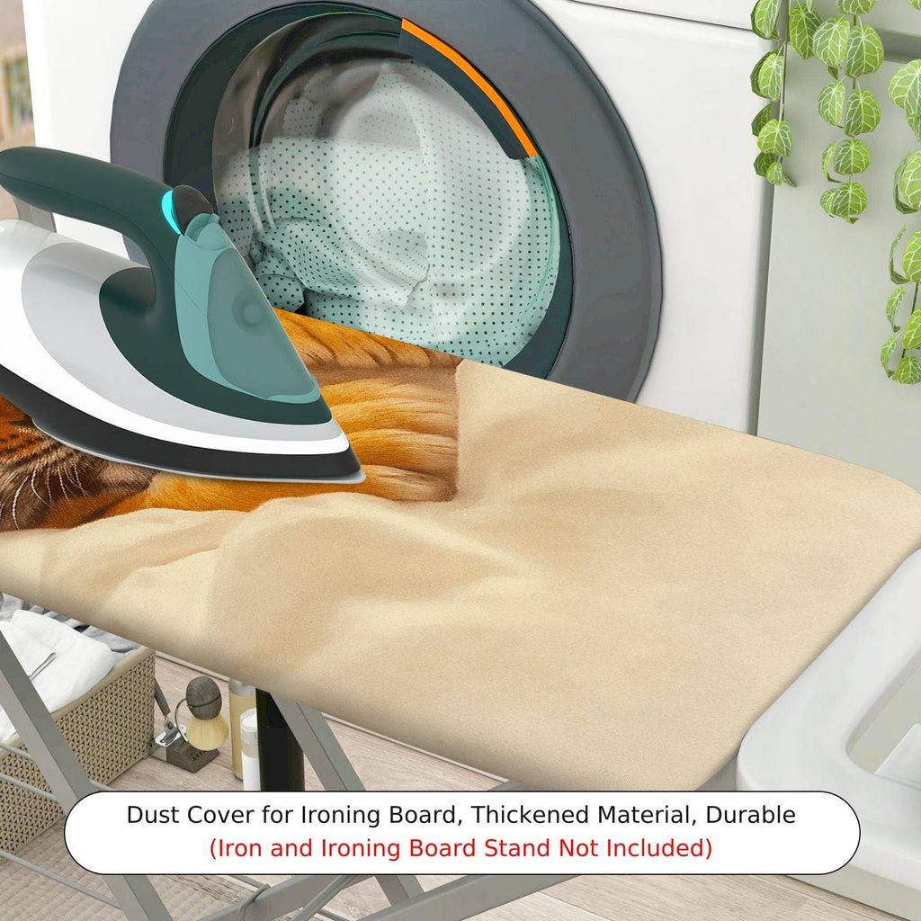 1-Piece Tiger Rabbit Animal  Ironing Board Cover, Universal Size, Without Board