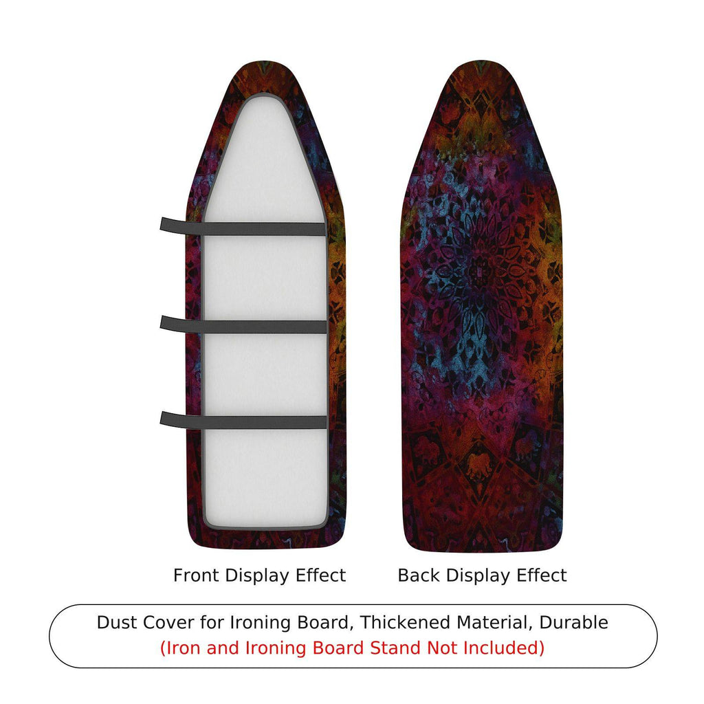 1-Piece Abstract Colorful Pattern Artistic  Ironing Board Cover, Universal Size, Without Board