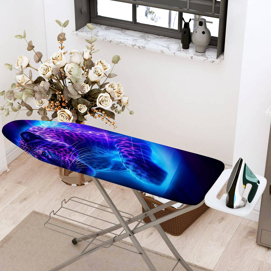 1-Piece Leopard Animal Art  Ironing Board Cover, Universal Size, Without Board