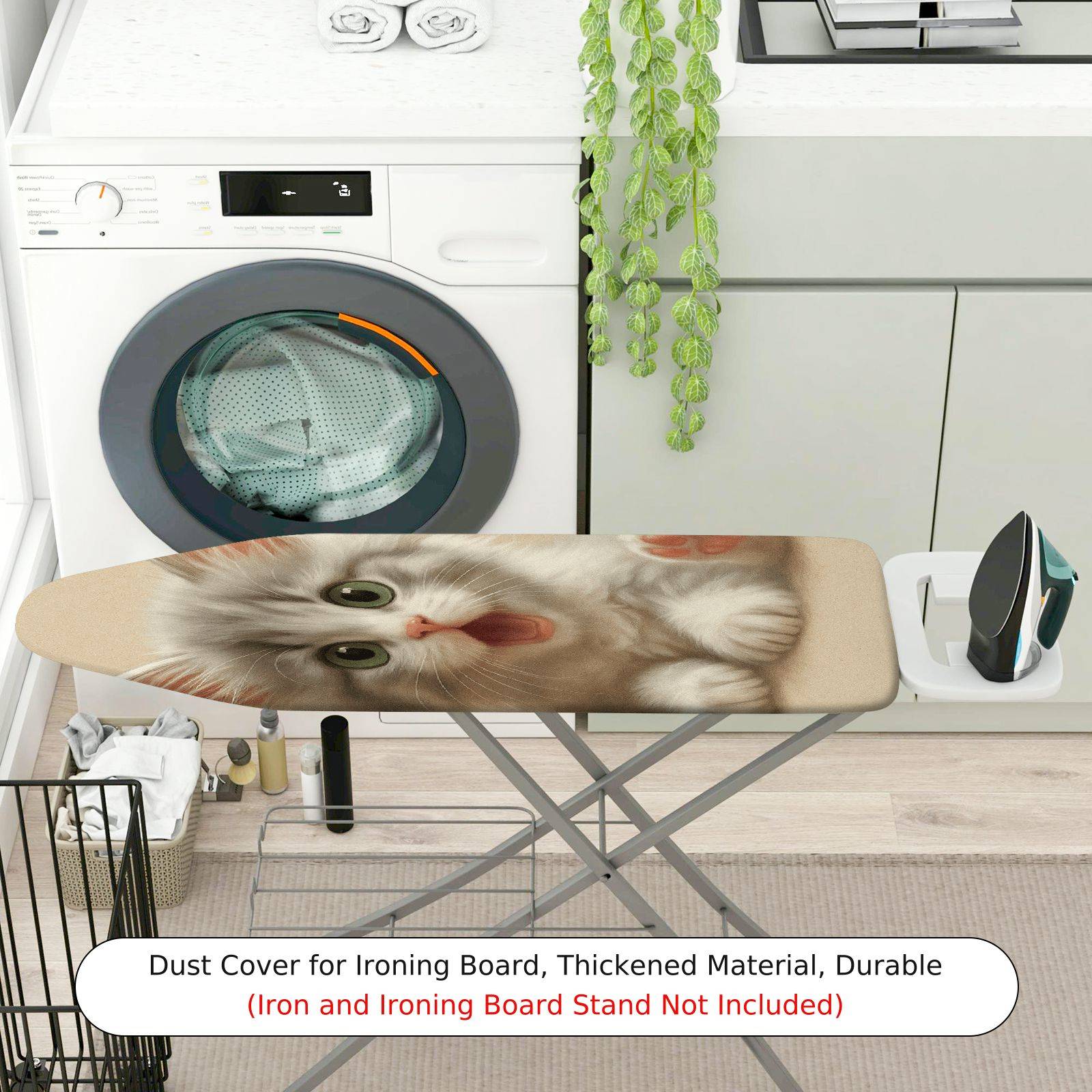 1-Piece Cute Cat  Animal  Ironing Board Cover, Universal Size, Without Board