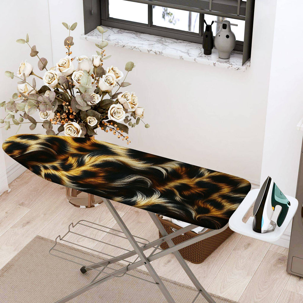 1-Piece Luxury Animal Print Artistic Design  Ironing Board Cover, Universal Size, Without Board