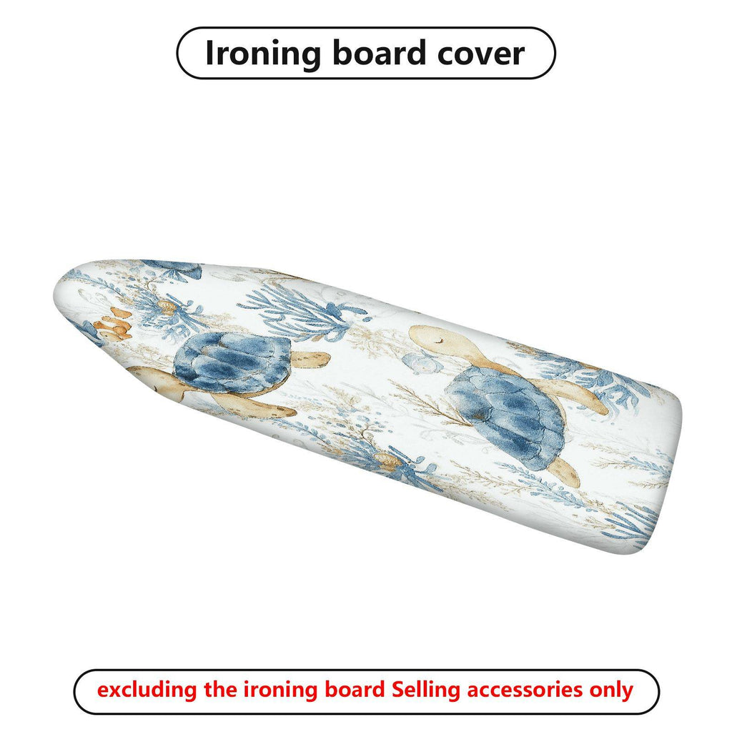 1-Piece Turtle Ocean Sea  Ironing Board Cover, Universal Size, Without Board