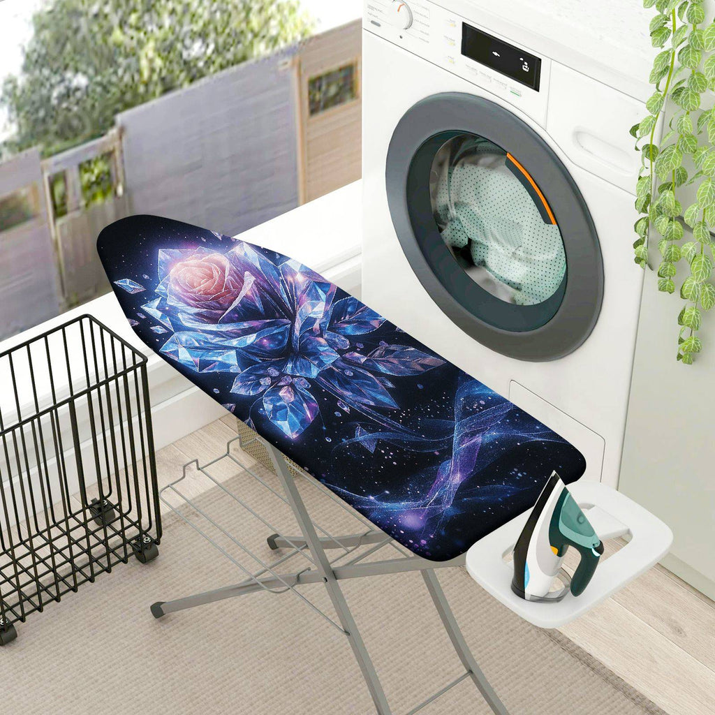 1-Piece Galaxy Crystal Rose Nebula  Ironing Board Cover, Universal Size, Without Board