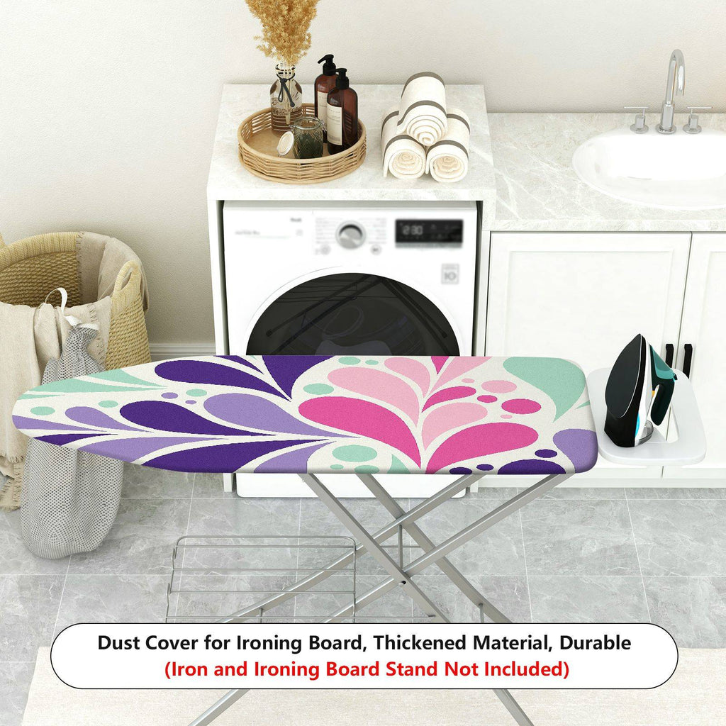 1-Piece Abstract Colorful Pattern Decorative  Ironing Board Cover, Universal Size, Without Board
