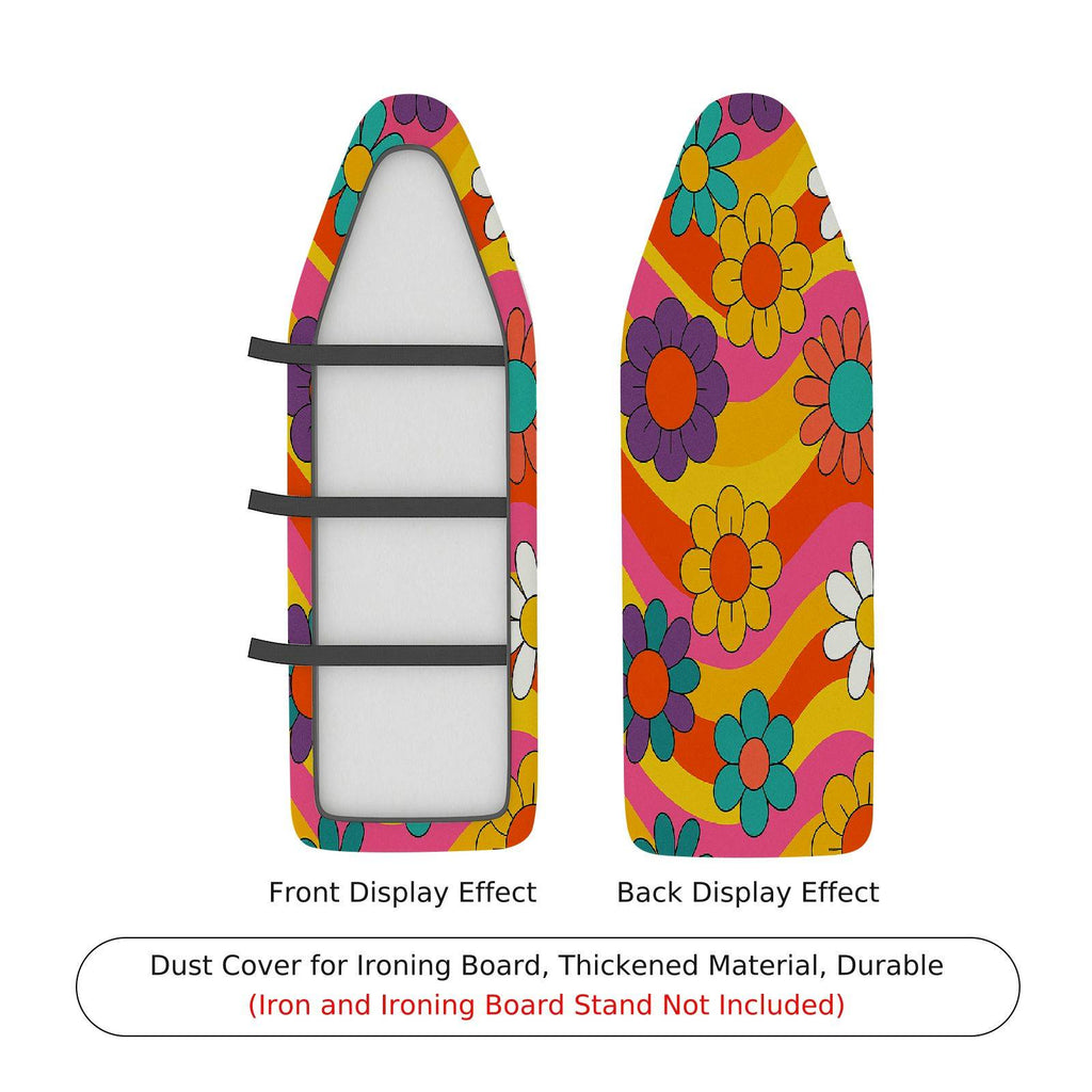 1-Piece Floral Colorful Retro  Ironing Board Cover, Universal Size, Without Board