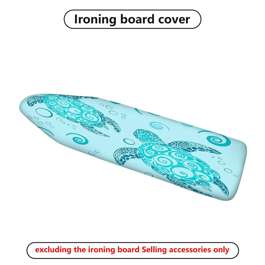 1-Piece Turtle Ocean Swirl  Ironing Board Cover, Universal Size, Without Board