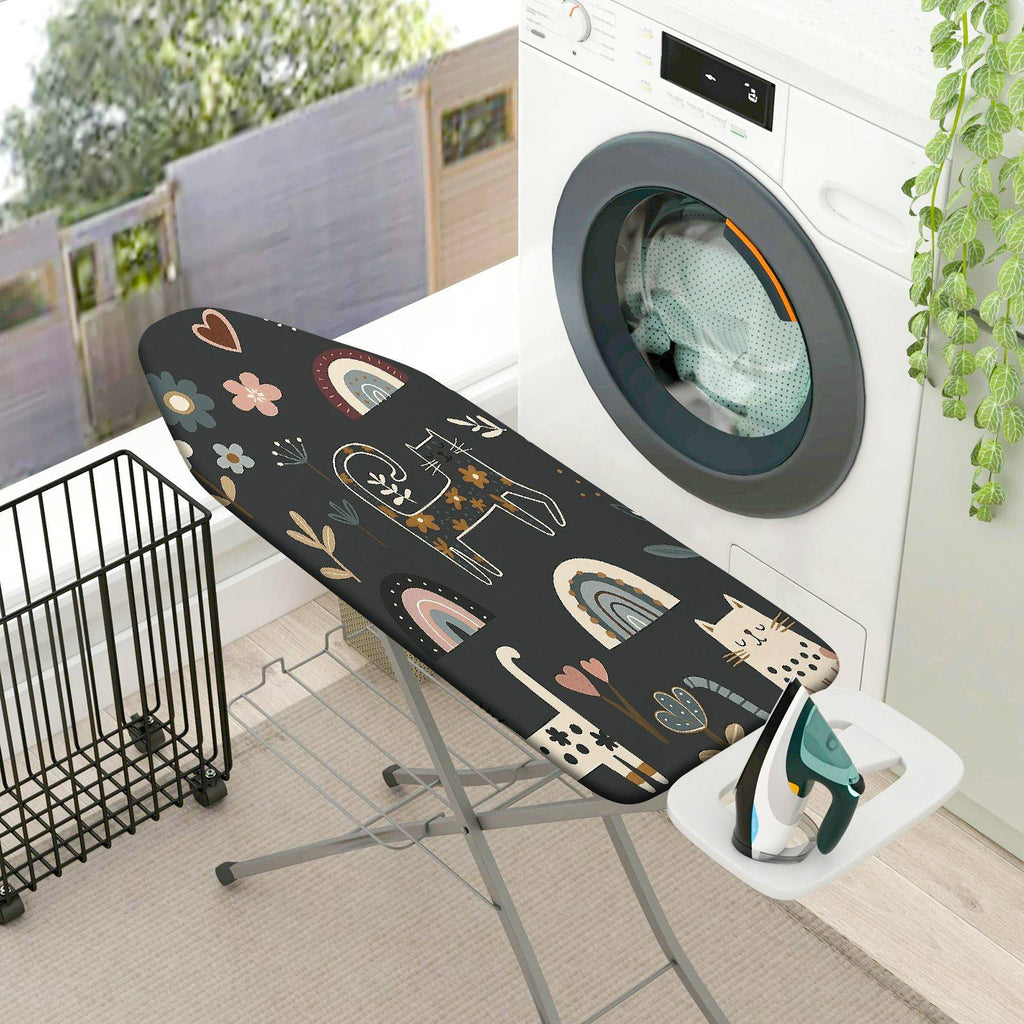 1-Piece Floral Animal Geometric  Ironing Board Cover, Universal Size, Without Board