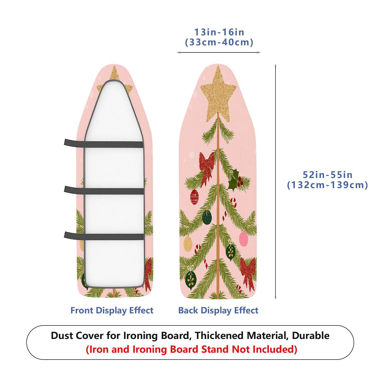 1-Piece for Christmas tree holiday decorations, holiday  Ironing Board Cover, Universal Size, Without Board